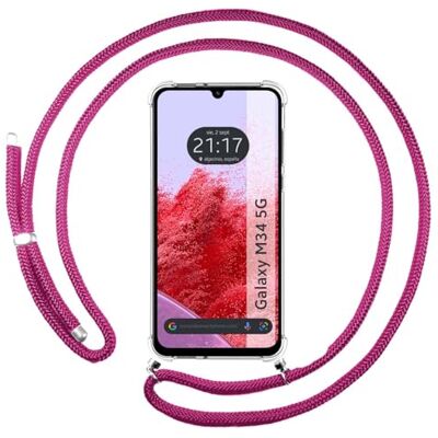 Coque Rose Galaxy M34 5G - Antichoc & Flexible Coque Rose Galaxy M34 5G - Antichoc & Flexible