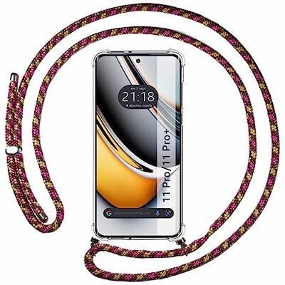 Coque TUMUNDOSMARTPHONE Realme 11 Pro / 11 Pro+ Plus - Antichocs, avec Lanière, Transparente Coque TUMUNDOSMARTPHONE Realme 11 Pro / 11 Pro+ Plus - Antichocs, avec Lanière, Transparente