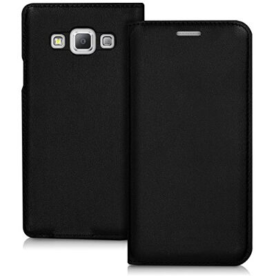 kwmobile Coque Compatible avec Samsung Galaxy A3 (2015) Coque à Rabat pour Téléphone en Plastique noir kwmobile Coque Compatible avec Samsung Galaxy A3 (2015) Coque à Rabat pour Téléphone en Plastique noir