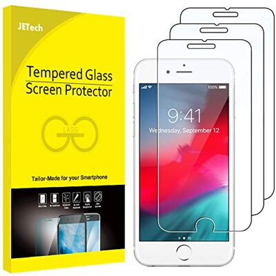 JETech Verre Trempé pour iPhone 8 Plus/7 Plus/6s Plus/6 Plus, Lot de 3 JETech Verre Trempé pour iPhone 8 Plus/7 Plus/6s Plus/6 Plus, Lot de 3