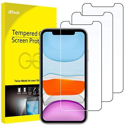 JETech Verre Trempé pour iPhone 11/XR, Lot de 3 JETech Verre Trempé pour iPhone 11/XR, Lot de 3