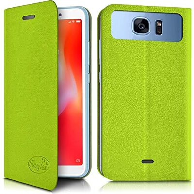 KARYLAX Etui de Protection à Rabat Couleur Vert (Ref.4-A) pour Smartphone LOGICOM Le Connect KARYLAX Etui de Protection à Rabat Couleur Vert (Ref.4-A) pour Smartphone LOGICOM Le Connect
