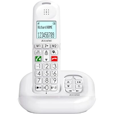 ALCATEL XL685VOICEBLANC - Téléphone sans fil avec identification d'appel ALCATEL XL685VOICEBLANC - Téléphone sans fil avec identification d'appel