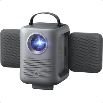 soundcore Projecteur intelligent Nebula P1i, home cinéma Wi-Fi et Bluetooth, enceintes rotatives, Dolby Audio 2.0, 380 lumens ANSI, 1080p Full HD, objectifs en verre, double stéréo 10 W, GTV, portable soundcore Projecteur intelligent Nebula P1i, home cinéma Wi-Fi et Bluetooth, enceintes rotatives, Dolby Audio 2.0, 380 lumens ANSI, 1080p Full HD, objectifs en verre, double stéréo 10 W, GTV, portable