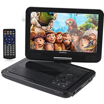 YOOHOO Lecteur DVD Portable 12,5" avec écran pivotant HD Rotatif de 10,1" avec Batterie Rechargeable, Prend en Charge Toutes Les régions, Plusieurs régions, Les lecteurs DVD de Voiture pour Enfants YOOHOO Lecteur DVD Portable 12,5" avec écran pivotant HD Rotatif de 10,1" avec Batterie Rechargeable, Prend en Charge Toutes Les régions, Plusieurs régions, Les lecteurs DVD de Voiture pour Enfants