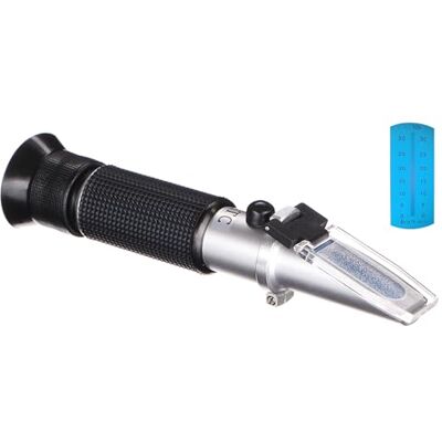 SIXTOL Brix Réfractomètre pour concentrés de fruits AT 32 0-32% Brix Réfractomètre manuel pour sirop de sucre, confiture de fruits, mélasse, jus de fruits Réfractomètre ATC Compensation automatique SIXTOL Brix Réfractomètre pour concentrés de fruits AT 32 0-32% Brix Réfractomètre manuel pour sirop de sucre, confiture de fruits, mélasse, jus de fruits Réfractomètre ATC Compensation automatique