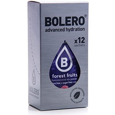 Bolero Sticks fruits des bois, lot de 12 sachets de 3 g Bolero Sticks fruits des bois, lot de 12 sachets de 3 g