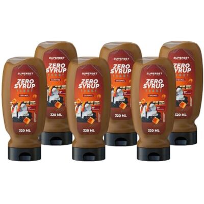 SUPERSET NUTRITION Yummy Zero Syrup (6x320ml) Sirops zéro calories Enfin des sirops gourmands et zéro calorie ! Caramel SUPERSET NUTRITION Yummy Zero Syrup (6x320ml) Sirops zéro calories Enfin des sirops gourmands et zéro calorie ! Caramel