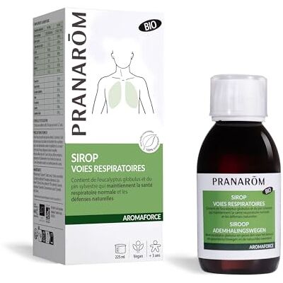 Pranarôm Pranarom Sirop pour les voies respiratoires Bio 225 ml Pranarôm Pranarom Sirop pour les voies respiratoires Bio 225 ml