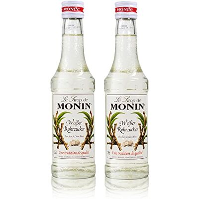 Monin Sirop Pur Sucre de Canne pour Café, Cappuccino et Chocolat Chaud Arômes Naturels 2x25cl Monin Sirop Pur Sucre de Canne pour Café, Cappuccino et Chocolat Chaud Arômes Naturels 2x25cl