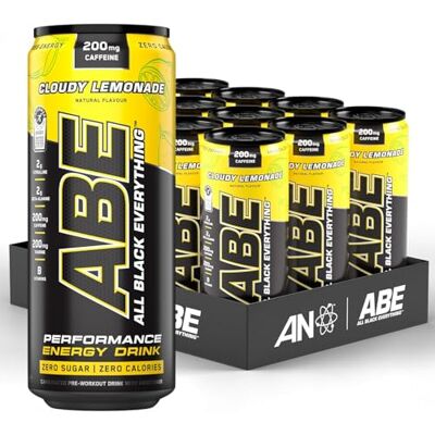 Applied Nutrition Abe Can Cloudy Lemonade Boisson Énergétique Abe Saveur Limonade Nuageuse (330ml x 12) Applied Nutrition Abe Can Cloudy Lemonade Boisson Énergétique Abe Saveur Limonade Nuageuse (330ml x 12)