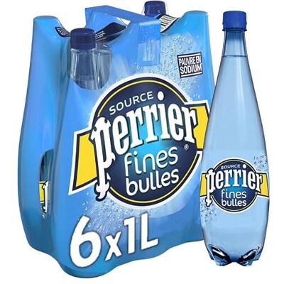 Boissons PERRIER Fines Bulles Eau Minérale Naturelle Gazeuse 6X1L Livraison Gratuite Prix Par Unité Boissons PERRIER Fines Bulles Eau Minérale Naturelle Gazeuse 6X1L Livraison Gratuite Prix Par Unité