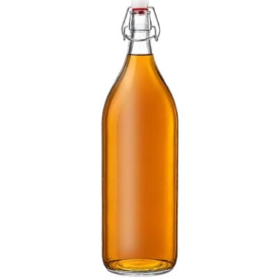 KADAX Bouteille en verre, bouteille de liqueur de fruits, bouteille vintage en verre soda, bouteille à repasser, bouteille à liqueur de coing (1,9 l, 1 pièce) KADAX Bouteille en verre, bouteille de liqueur de fruits, bouteille vintage en verre soda, bouteille à repasser, bouteille à liqueur de coing (1,9 l, 1 pièce)