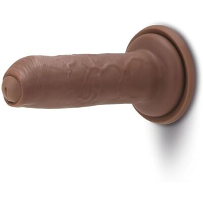 Me You Us Ultra Uncut Cock, Dong caramello realistico da 6" con potente base de ventosa Me You Us Ultra Uncut Cock, Dong caramello realistico da 6" con potente base de ventosa