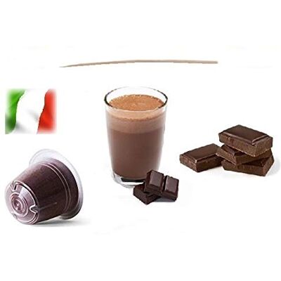 Caffè Shop Capsules Compatible Nespresso®, Capsules de Mélange Mini Ciok Mini Chocolat Ligne Espresso (20 Capsules) Caffè Shop Capsules Compatible Nespresso®, Capsules de Mélange Mini Ciok Mini Chocolat Ligne Espresso (20 Capsules)