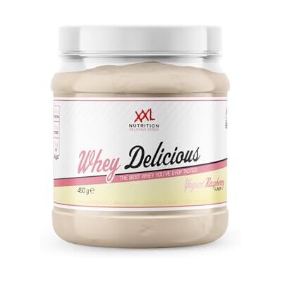 XXL Nutrition Whey Delicious 80% de Protéines Yaourt/Framboise 450 grammes (15 shakes) XXL Nutrition Whey Delicious 80% de Protéines Yaourt/Framboise 450 grammes (15 shakes)