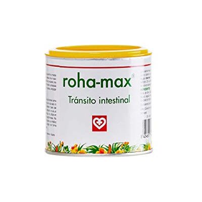 Roha-max Roha MAX Complément alimentaire pour réguler le transit intestinal, pot 60 g, feuilles de séné, arômes d'hibiscus, de réglisse et de menthe, à mâcher ou infusion, FAES FARMA Roha-max Roha MAX Complément alimentaire pour réguler le transit intestinal, pot 60 g, feuilles de séné, arômes d'hibiscus, de réglisse et de menthe, à mâcher ou infusion, FAES FARMA