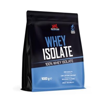 XXL Nutrition Whey Isolate 90% Protéines, 0,8% Lactose Sans Saveur 1000g (33 shakes) XXL Nutrition Whey Isolate 90% Protéines, 0,8% Lactose Sans Saveur 1000g (33 shakes)