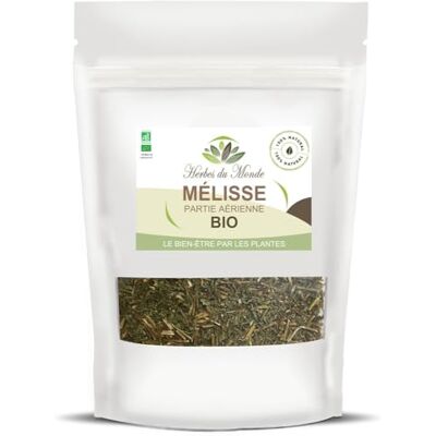 Herbes du Monde Tisane de Mélisse Bio Partie Aérienne Coupée Infusion Apaisante & Détox Origine France 50g Certifiée AB Herbes du Monde Tisane de Mélisse Bio Partie Aérienne Coupée Infusion Apaisante & Détox Origine France 50g Certifiée AB
