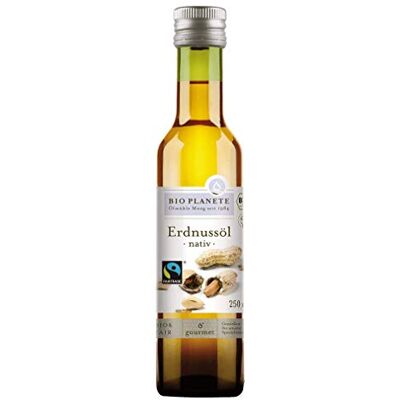 BIO PLANET Bio Planète Huile de cacahuète vierge 250 ml BIO PLANET Bio Planète Huile de cacahuète vierge 250 ml