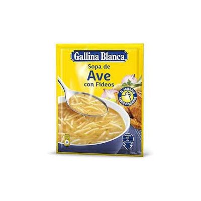 GOOD4U SOUPE AVE AVEC FIDEOS SOB 76 GR POULE BLANCHE GOOD4U SOUPE AVE AVEC FIDEOS SOB 76 GR POULE BLANCHE