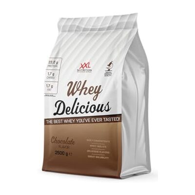 XXL Nutrition Whey Delicious 80% de Protéines Chocolat 2500 grammes (83 shakes) XXL Nutrition Whey Delicious 80% de Protéines Chocolat 2500 grammes (83 shakes)