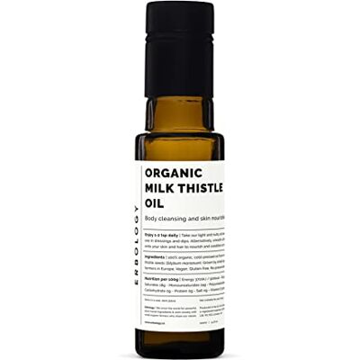 Erbology Huile de chardon-Marie 100% bio Pressée à froid Qualité supérieure Riche en vitamine E Détoxifiante Directement de la ferme Erbology Huile de chardon-Marie 100% bio Pressée à froid Qualité supérieure Riche en vitamine E Détoxifiante Directement de la ferme