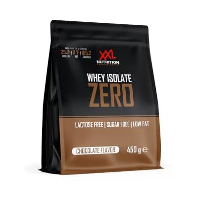 XXL Nutrition Whey Isolate Zero 90% de Protéines, Sans Lactose Chocolat 450g (15 shakes) XXL Nutrition Whey Isolate Zero 90% de Protéines, Sans Lactose Chocolat 450g (15 shakes)