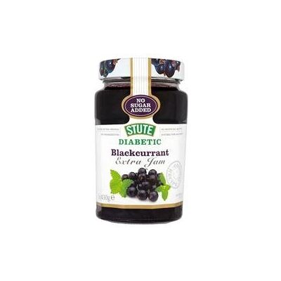 Stute Lot de 5 boîtes de confiture de cassis diabétique 430 g Stute Lot de 5 boîtes de confiture de cassis diabétique 430 g