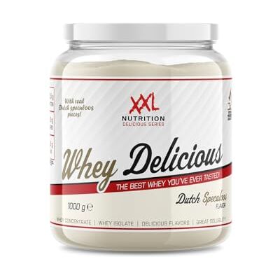 XXL Nutrition Whey Delicious 80% de Protéines Spéculoos 1000 grammes (33 shakes) XXL Nutrition Whey Delicious 80% de Protéines Spéculoos 1000 grammes (33 shakes)