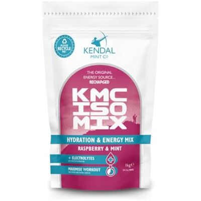 Kendal Mint Co. Poudre isotonique pour boisson énergisante électrolyte Framboise et menthe rafraîchissante 100 % recyclable KMC ISO Mix (citron et menthe, 1 kg/27 portions) Kendal Mint Co. Poudre isotonique pour boisson énergisante électrolyte Framboise et menthe rafraîchissante 100 % recyclable KMC ISO Mix (citron et menthe, 1 kg/27 portions)