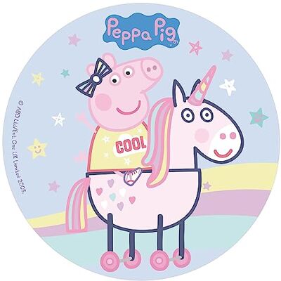 dekora Decoration Gateau Anniversaire Peppa Pig Feuille Azyme 20 cm Diametre dekora Decoration Gateau Anniversaire Peppa Pig Feuille Azyme 20 cm Diametre