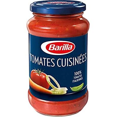 Barilla Sauce tomates cuisinées (tomates italiennes mûries au soleil) Le bocal de 400g Barilla Sauce tomates cuisinées (tomates italiennes mûries au soleil) Le bocal de 400g
