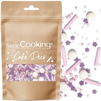 ScrapCooking Décors Sucrés Rods Lilas 70g Sprinkles Pâtisserie Mauve, Violet & Blanc Comestibles Perles en Sucre Décoration Desserts, Gâteaux, Biscuits, Cupcakes, Anniversaire 7450 ScrapCooking Décors Sucrés Rods Lilas 70g Sprinkles Pâtisserie Mauve, Violet & Blanc Comestibles Perles en Sucre Décoration Desserts, Gâteaux, Biscuits, Cupcakes, Anniversaire 7450