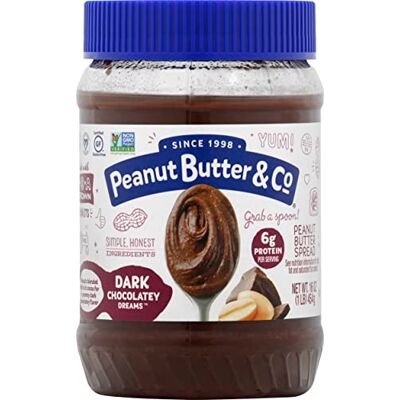 Peanut Butter & Co. , Peanut Butter Blended With Rich Dark Chocolate, Dark Chocolate Dreams, 16 oz (454 g) Peanut Butter & Co. , Peanut Butter Blended With Rich Dark Chocolate, Dark Chocolate Dreams, 16 oz (454 g)