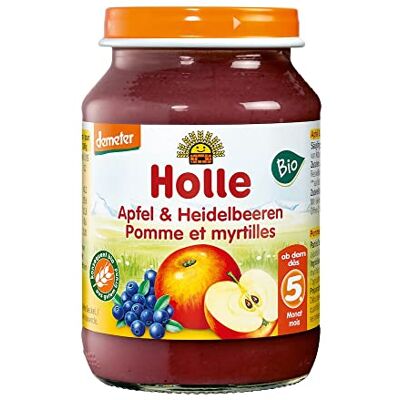 Holle Pomme et myrtilles bio (2 x 190 g) Holle Pomme et myrtilles bio (2 x 190 g)