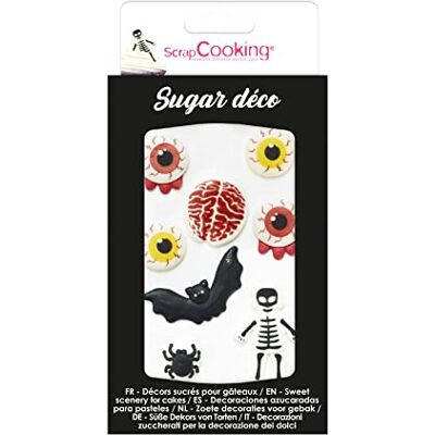 ScrapCooking SCRAP COOKING Décosucres "Horreur" Décorations Sucrées Comestibles Halloween Pour Gâteaux & Pâtisseries 7035 ScrapCooking SCRAP COOKING Décosucres "Horreur" Décorations Sucrées Comestibles Halloween Pour Gâteaux & Pâtisseries 7035