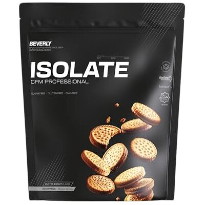 Beverly Isolate CFM Isolat de protéines de lactosérum Lacprodan 1 kg 30 g de protéines par portion 29 portions Tonifie et augmente la masse musculaire Saeur (1 KG, BUTTER BISCUIT) Beverly Isolate CFM Isolat de protéines de lactosérum Lacprodan 1 kg 30 g de protéines par portion 29 portions Tonifie et augmente la masse musculaire Saeur (1 KG, BUTTER BISCUIT)