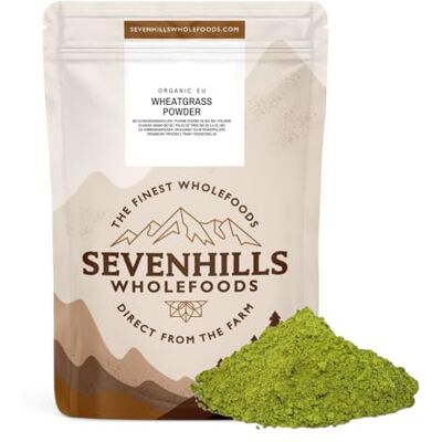 sevenhills wholefoods Poudre D'Herbe De Blé Bio de d'Europe 500g sevenhills wholefoods Poudre D'Herbe De Blé Bio de d'Europe 500g