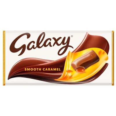 GALAXY Tablette de chocolat au caramel lot de 4 tablettes de 135 g GALAXY Tablette de chocolat au caramel lot de 4 tablettes de 135 g