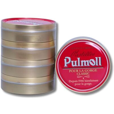 Pulmoll Lot 5 Boites Rétro classique Pastilles Depuis 1946 Pulmoll Lot 5 Boites Rétro classique Pastilles Depuis 1946