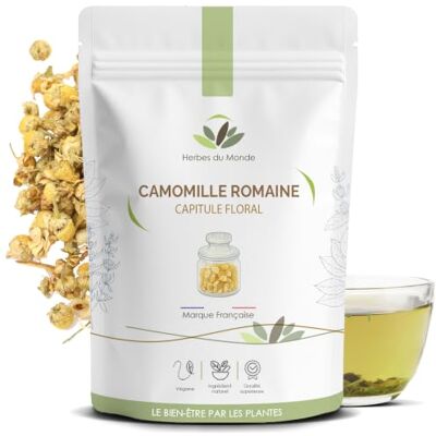 Herbes du Monde Tisane Camomille Romaine Fleur Origine France Infusion Détox Digestive Améliore le Sommeil 1 sachet de 40g Herbes du Monde Tisane Camomille Romaine Fleur Origine France Infusion Détox Digestive Améliore le Sommeil 1 sachet de 40g