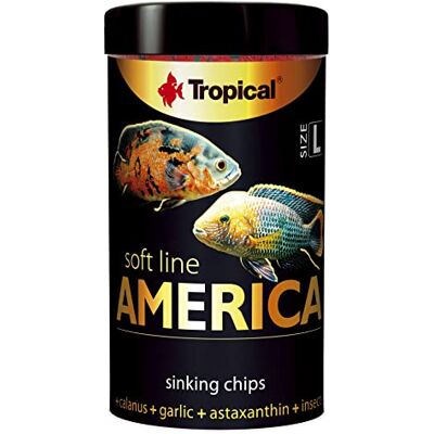 Tropical TR67433 Nourriture à Multi Ingrédients sous Forme de Chips Descendants pour Poissons Omnivores/Carnivores de l'Amérique du Nord/du Sud 52 g Tropical TR67433 Nourriture à Multi Ingrédients sous Forme de Chips Descendants pour Poissons Omnivores/Carnivores de l'Amérique du Nord/du Sud 52 g