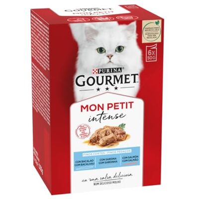 Gourmet Mon Petit SELECCION PESCADOS CAJA 6X50GR Gourmet Mon Petit SELECCION PESCADOS CAJA 6X50GR