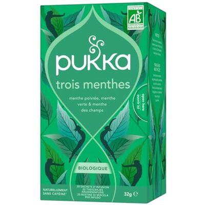 Pukka Infusion Ayurvedique bio Trois menthes Pukka Infusion Ayurvedique bio Trois menthes
