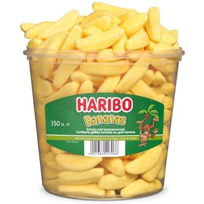 HARIBO Bananas, 1 paquet (1 boîte de 1,05 kg) HARIBO Bananas, 1 paquet (1 boîte de 1,05 kg)
