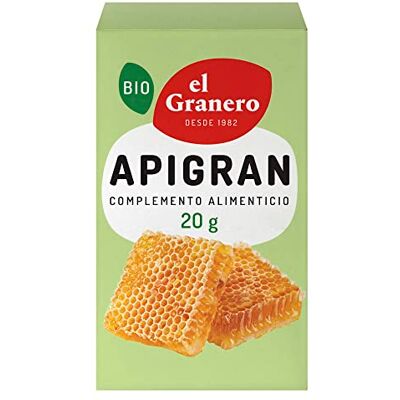 el Granero Granero Apigran Gelée Royale Bio 20G 21 g el Granero Granero Apigran Gelée Royale Bio 20G 21 g