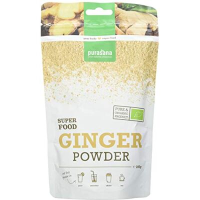 Purasana Ginger Powder, 200 G, 1 Unité Purasana Ginger Powder, 200 G, 1 Unité
