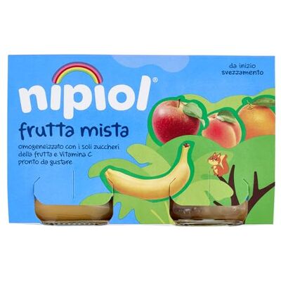 Nipiol Omogéniisé Fruit Miste 2 x 120 g Nipiol Omogéniisé Fruit Miste 2 x 120 g