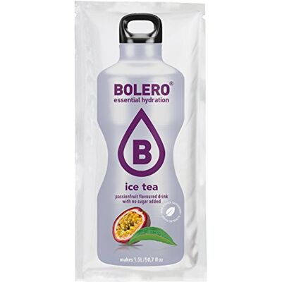 Bolero Drinks Ice Tea Passionfruit 12 x 9 g, 9 g (lot de 12) Bolero Drinks Ice Tea Passionfruit 12 x 9 g, 9 g (lot de 12)